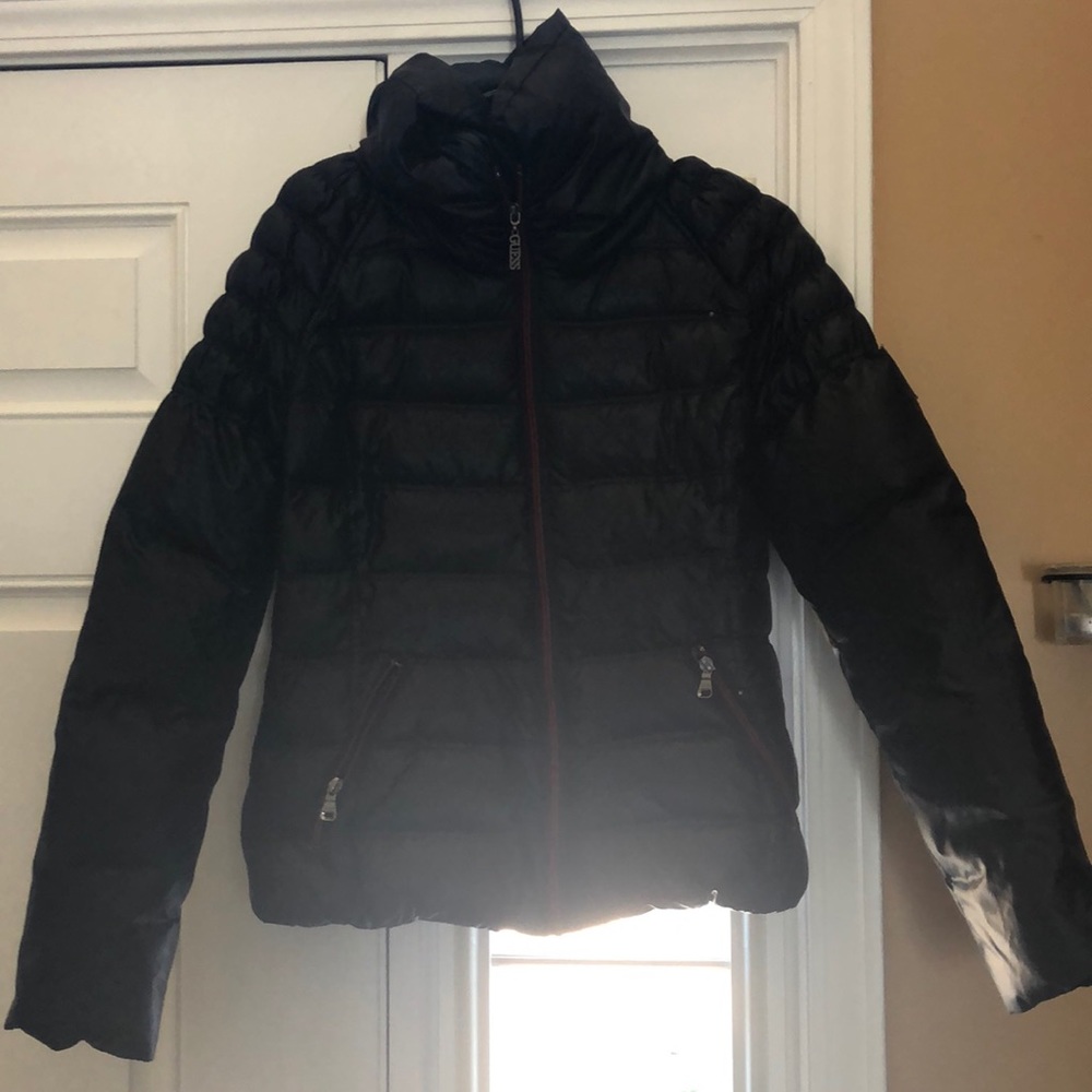 Medium Guess black jacket worn twice